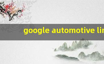 google automotive link